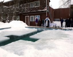 Водосвятный молебен в Снегирях