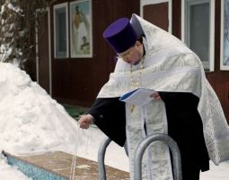 Водосвятный молебен в Снегирях