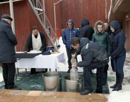 Водосвятный молебен в Снегирях