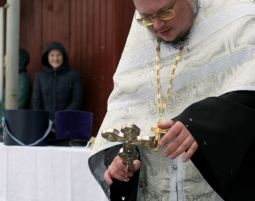 Водосвятный молебен в Снегирях